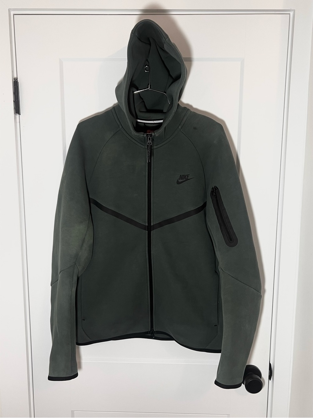 Nike Tech Fleece Hoodie Forest Green Medium